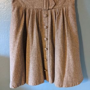 Modcloth Dark Academia Lined Skirt sz Xl with Pockets
